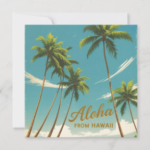  stijl Hawaiian Travel Aloha Hawaii Kaart