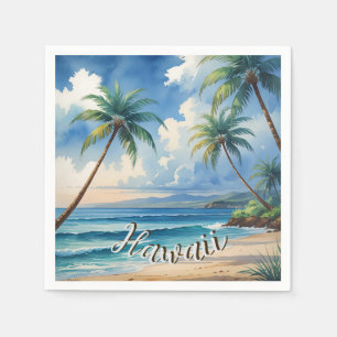  stijl Hawaiian Travel Coast Blue Zee Servet