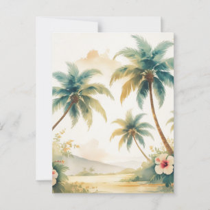  stijl Hawaiian Travel Honolulu Briefkaart