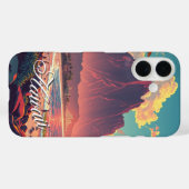 stijl Hawaiian Travel Honolulu Mid-Pacific Case-Mate iPhone Case (Achterkant (horizontaal))
