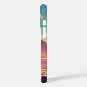 stijl Hawaiian Travel Honolulu Mid-Pacific Case-Mate iPhone Case (Achterkant / Links)