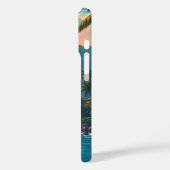 stijl Hawaiian Travel Honolulu Mid-Pacific Case-Mate iPhone Case (Achterkant / Links)