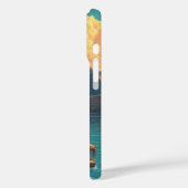 stijl Hawaiian Travel Honolulu Mid-Pacific Case-Mate iPhone Case (Achterkant / Links)