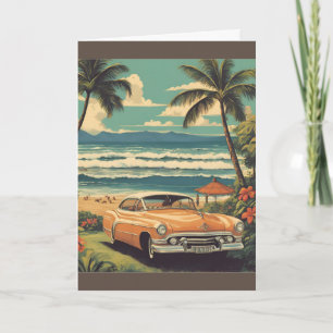 stijl Hawaiian Travel Honolulu Mid-Pacific Kaart