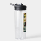 stijl Hawaiian Travel Honolulu Mid-Pacific Waterfles (Rechts)