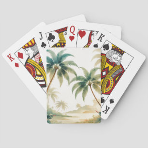  stijl Hawaiian Travel Honolulu Pokerkaarten