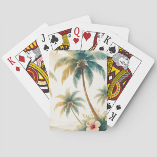  stijl Hawaiian Travel Honolulu Pokerkaarten