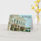  stijl Hotel Art Vakantie Wensen Kaart (Gele Bloem)