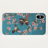  stijl Hummingvogels & bloesems Case-Mate iPhone Case (Achterkant (horizontaal))
