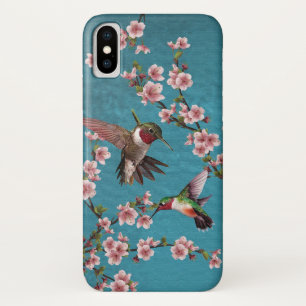 stijl Hummingvogels & bloesems iPhone X Hoesje