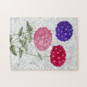 stijl Hydrangea Flowers Puzzle Legpuzzel (Horizontaal)