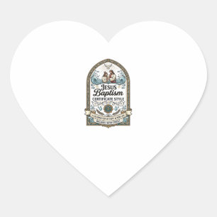 Stijl Jezus Doopcertificaat Jezus Doop Certificaat Hart Sticker