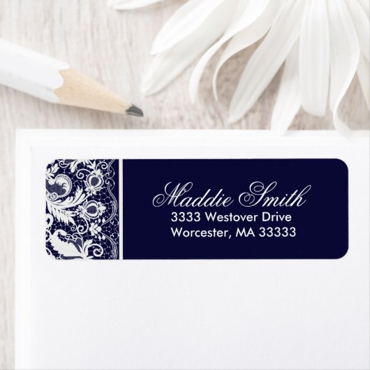  stijl kant accent retour adres etiket (Insitu)