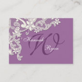 Stijl Kant Design Insert kaart (Achterkant)