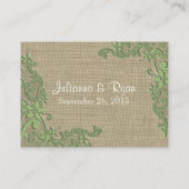  Stijl Kant Ontwerp Plaats Kaart Plaatskaartje (Achterkant)