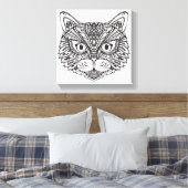 Stijl Kat 11 Canvas Afdruk (Insitu (Slaapkamer))