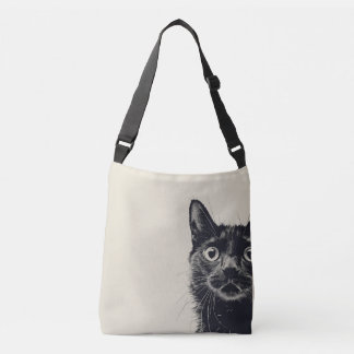 Stijl Kat Gedrukt Tote Crossbody Tas