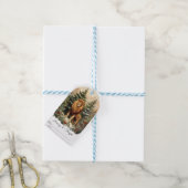  stijl kerst leeuw cadeaulabel (Met Touw)