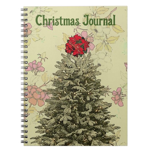  stijl kerstboom Journal Notitieboek (Voorkant)