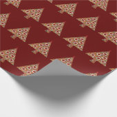 stijl kerstboom papier in rood (Hoek)