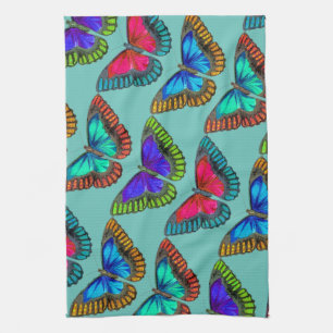 stijl kleurrijke Monarch Butterfly Kitchen Theedoek