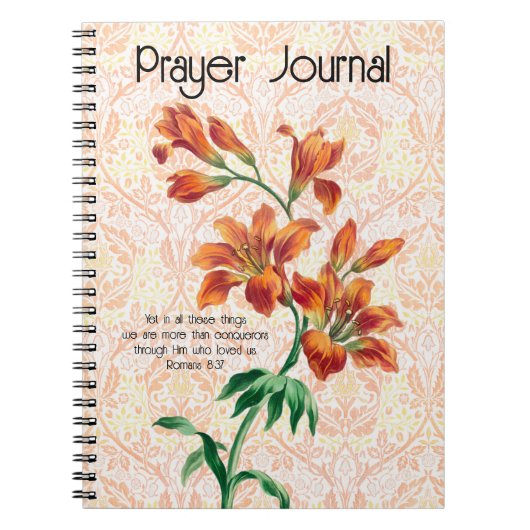  stijl Lily Bunch Prayer Journal Notitieboek (Voorkant)