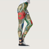  stijl Lotus Flowers Art Leggings (Rechts)