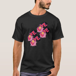Stijl: Love Basic Donker T-shirt
