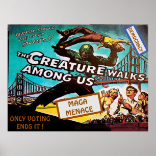  stijl, MAGA-scherm, Poster