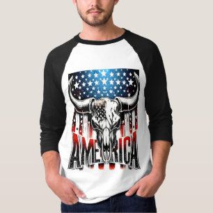 Stijl: Mannen Basic 3/4 Sleeve Raglan T-Shirt Hit