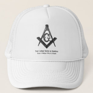  stijl Masonic Lodge Trucker Hat Trucker Pet