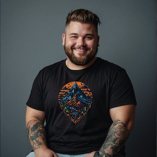 stijl Mountain Creek—Wilderness Camping T-shirt