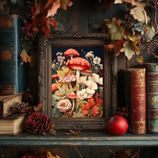 stijl Mushroom Art Poster