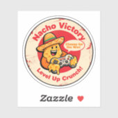  stijl Nacho Chip met Sombrero & Controlle Sticker (Vel)