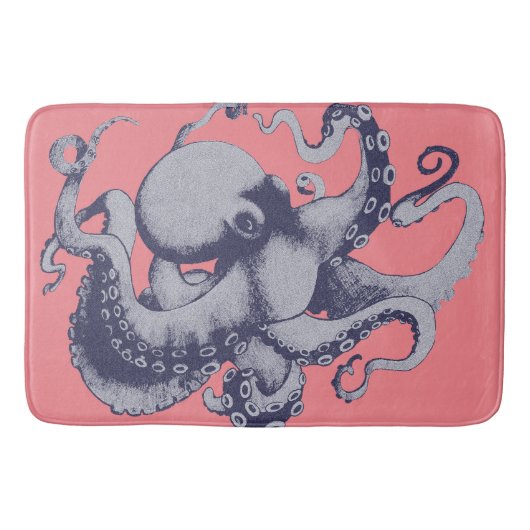  stijl Octopus Aangepast Badmat (Voorkant)