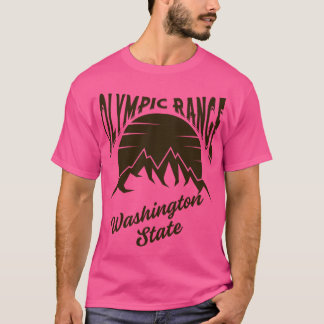  stijl Olympic Mountain Range T-shirt