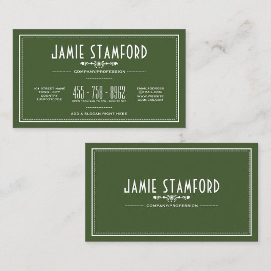  stijl, om het even welke Kleurendro Visitekaartje (Voorkant / Achterkant)