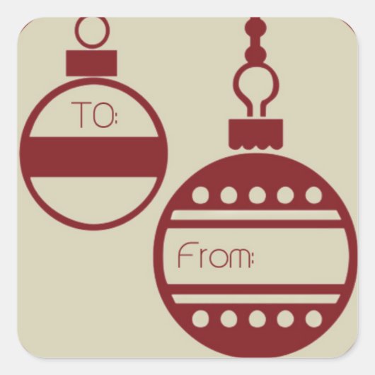  Stijl Ornament Gift label Stickers (20) (Voorkant)