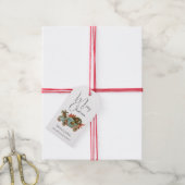 stijl Oude Fashioned Car Merry Kerstmis Cadeaulabel (Met Touw)