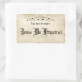 stijl Oude Naam van het Geheime Grafiek Etiket (Tas)