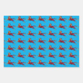  stijl Paard Art Wrapping Craft Paper (Voorkant 3)