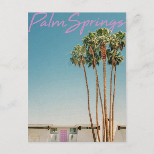 stijl Palm Springs Travel Briefkaart (Voorkant)