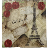  stijl Parijs Douchegordijn (Voorkant)