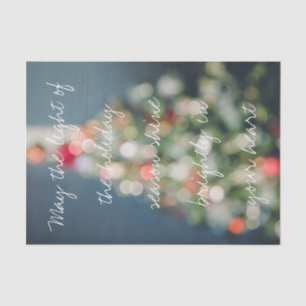 -stijl pastel kerstboom tissuepapier