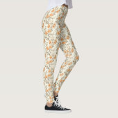  stijl Peach Blossom Floral Patterned Leggings (Rechts)