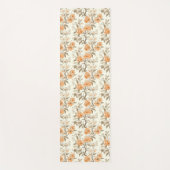  stijl Peach Blossom Floral Patterned Yogamat (Voorkant)