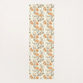  stijl Peach Blossom Floral Patterned Yogamat (Achterkant)