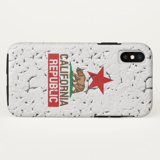 Stijl peling verf in Californië Case-Mate iPhone Case (Achterkant (horizontaal))