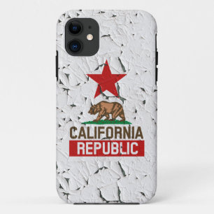 Stijl peling verf in Californië iPhone 11 Hoesje