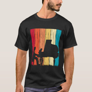 stijl pianist pianomuzikant t-shirt